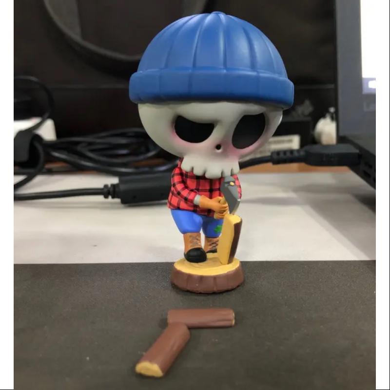 Labubu The Monsters Camping Series Chopping Wood