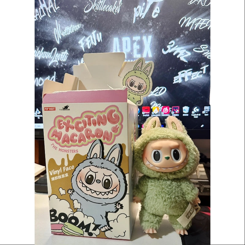 Labubu The Monsters Exciting Macaron Vinyl Face Series Green Grape