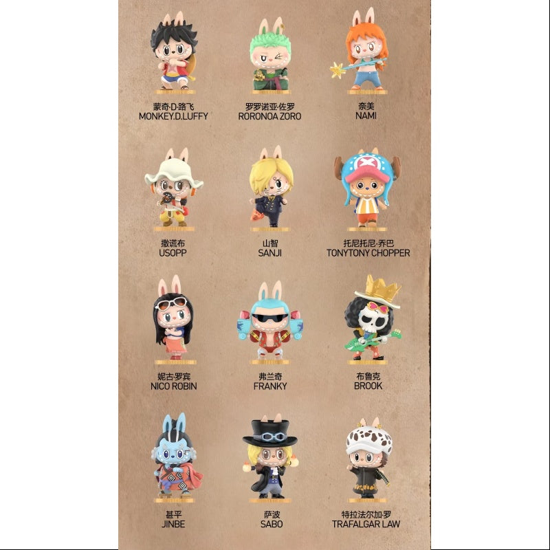 Labubu The Monsters X One Piece Series Whole Set Opened