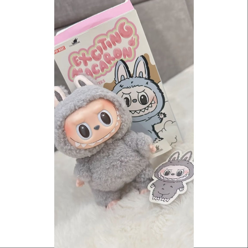 Labubu The Monsters Exciting Macaron Vinyl Face Series Sesame Bean