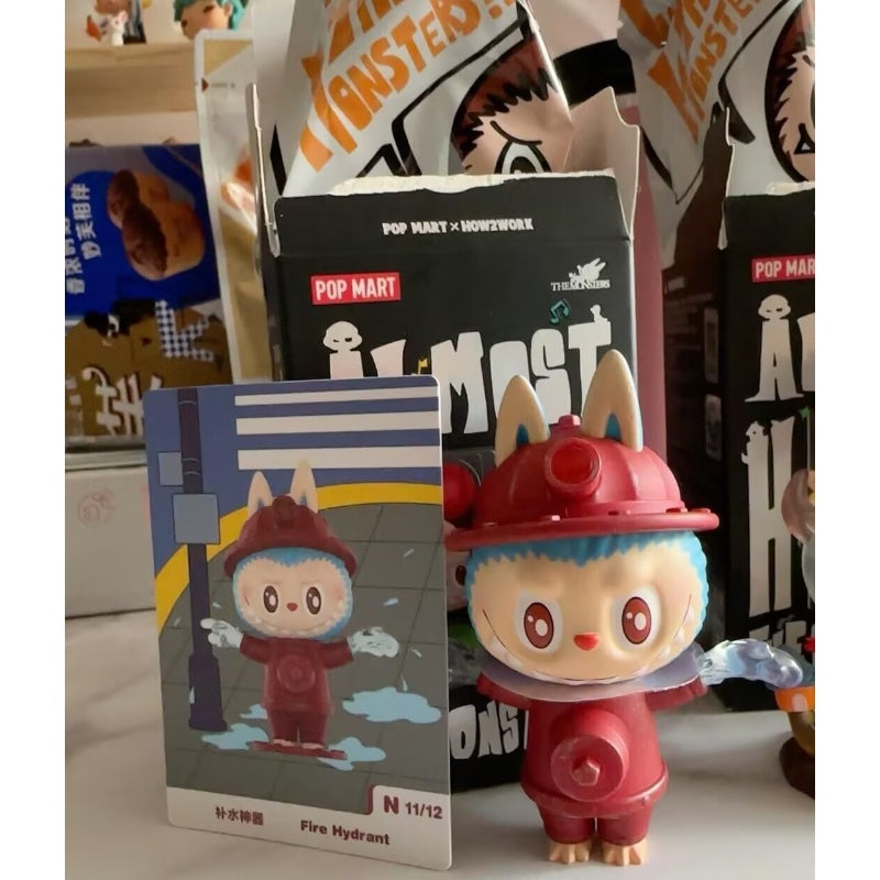 Labubu The Monsters Almost Hidden Series Fire Hydrant