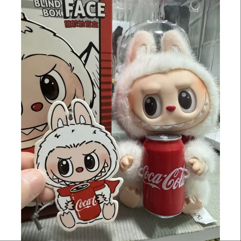 Labubu The Monsters Coca Cola Series Vinyl Face Pendant Happy Factor