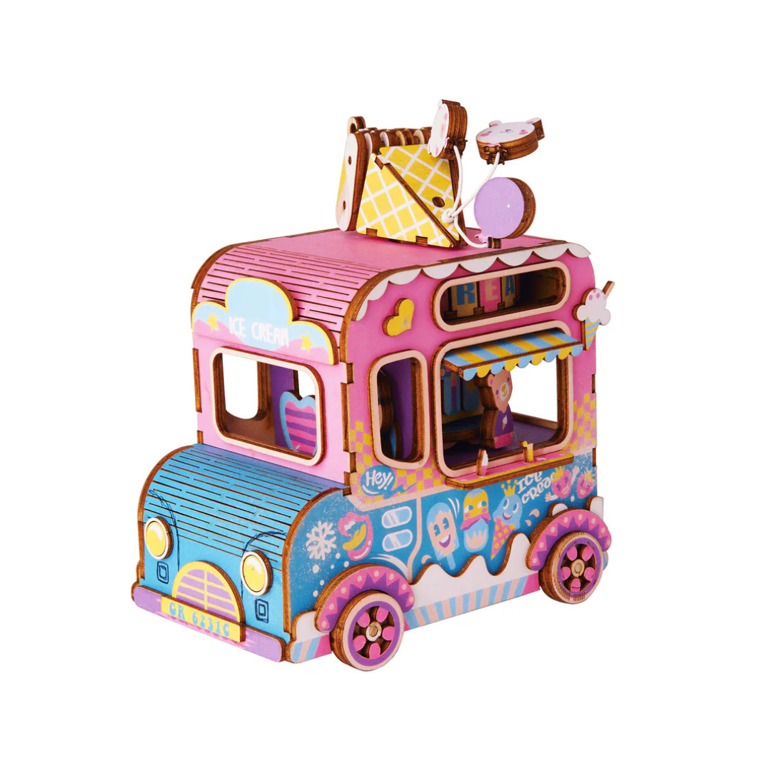 3D Wooden Puzzle Music Box  Moving Flavors