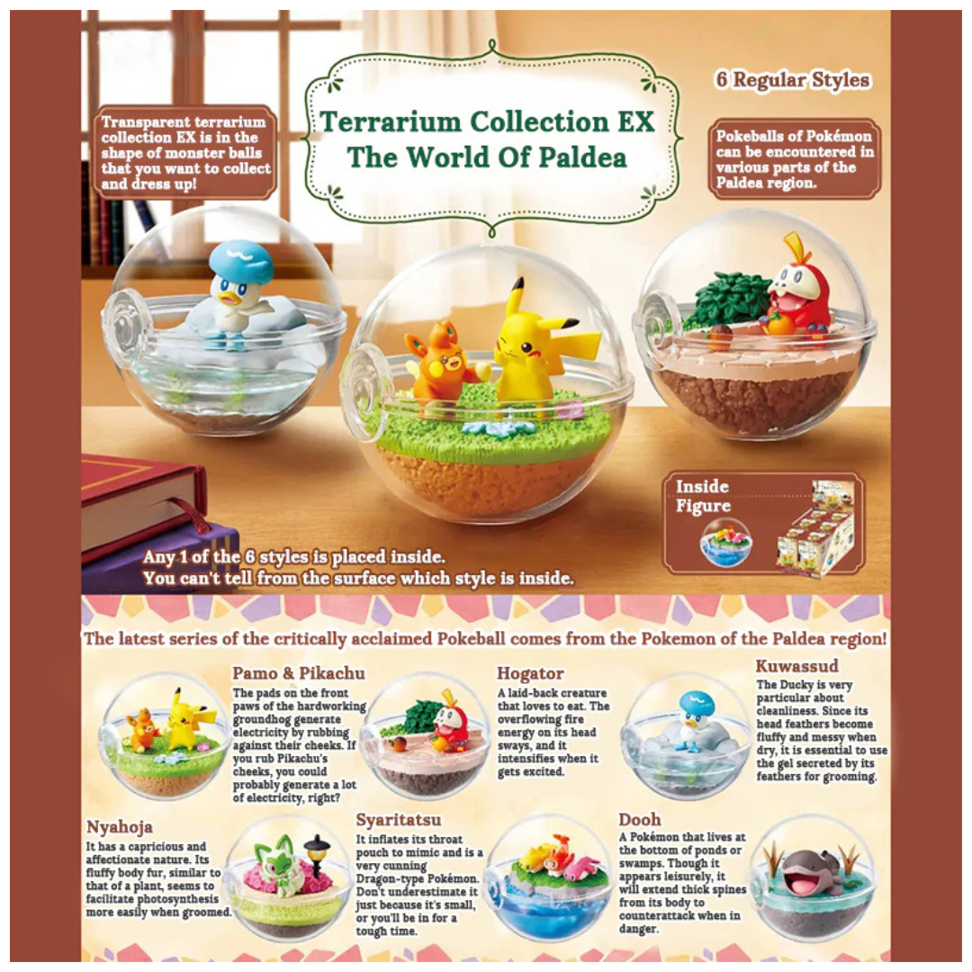 Pokemon World Of Paldea Terrarium Collection Blind Box