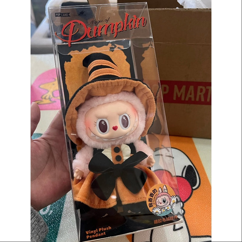 Labubu The Monsters Mokoko Magic Of Pumpkin Vinyl Plush Pendant 2024 Limited Edition