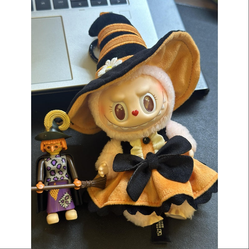 Labubu The Monsters Mokoko Magic Of Pumpkin Vinyl Plush Pendant 2024 Limited Edition