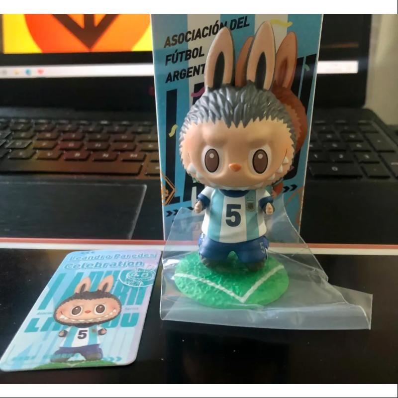 Labubu The Monsters Argentina Soccer Football Team Series Leandro Paredes Celebration