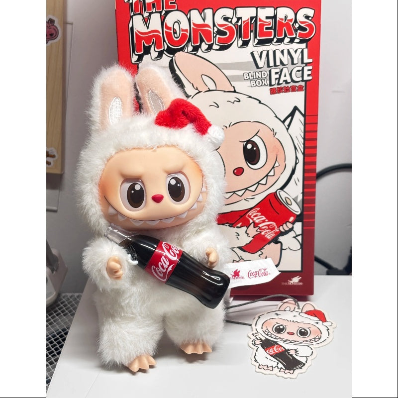 Labubu The Monsters Coca Cola Series Vinyl Face Pendant Surprise Shake