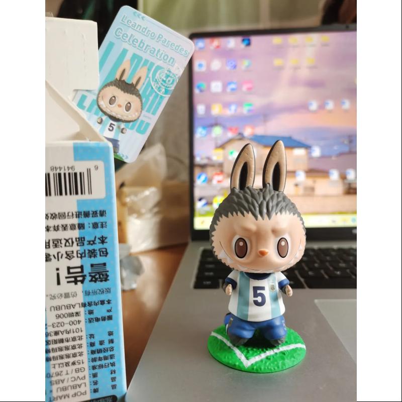 Labubu The Monsters Argentina Soccer Football Team Series Leandro Paredes Celebration