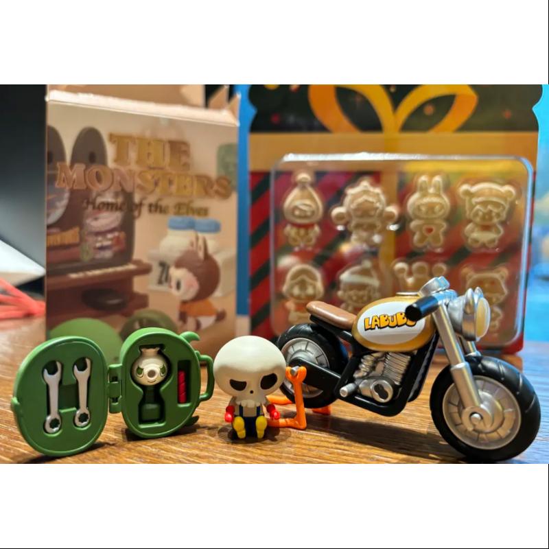Labubu The Monsters Home of the Elves Series Car Mechanic
