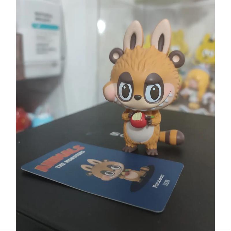 Labubu The Monsters Animals Series Raccoon