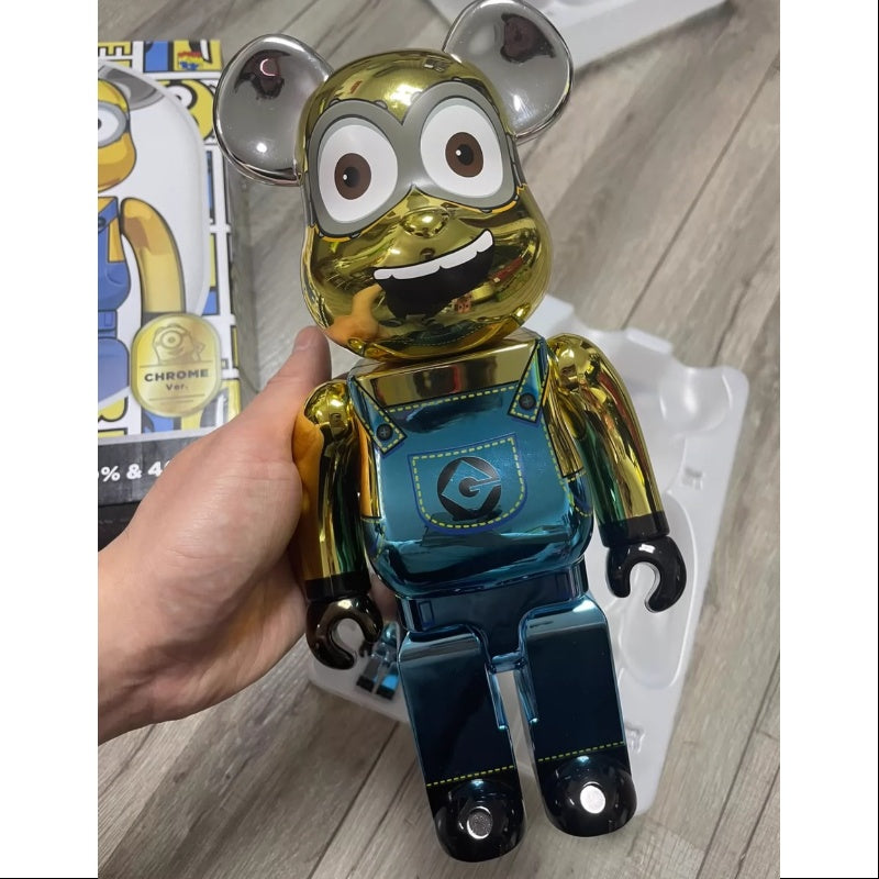 Bearbrick Minions Dave 400% & 100% Be@rbrick 2024 Limited