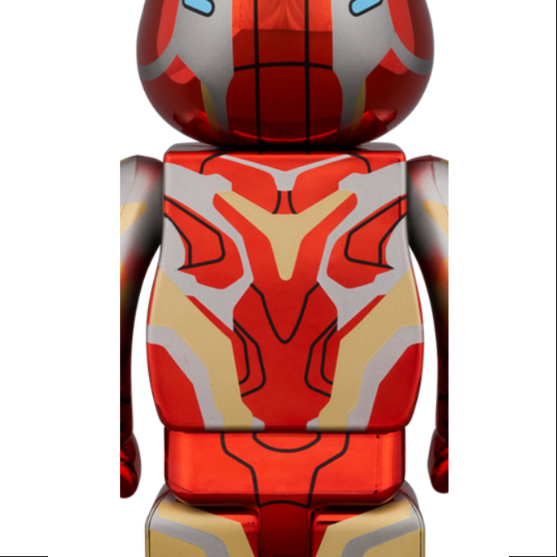 Bearbrick Iron Man Mark 85 Chrome Ver.400% & 100% Be@rbrick 2024 Limited