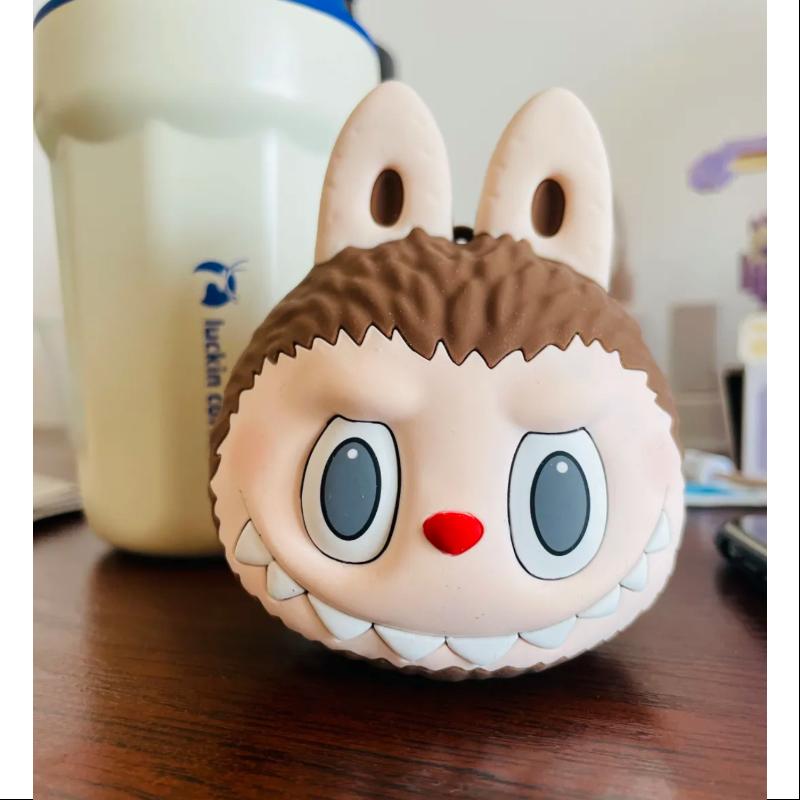 Labubu The Monsters Originals Brown Silicone Earphone Bag LIMITED