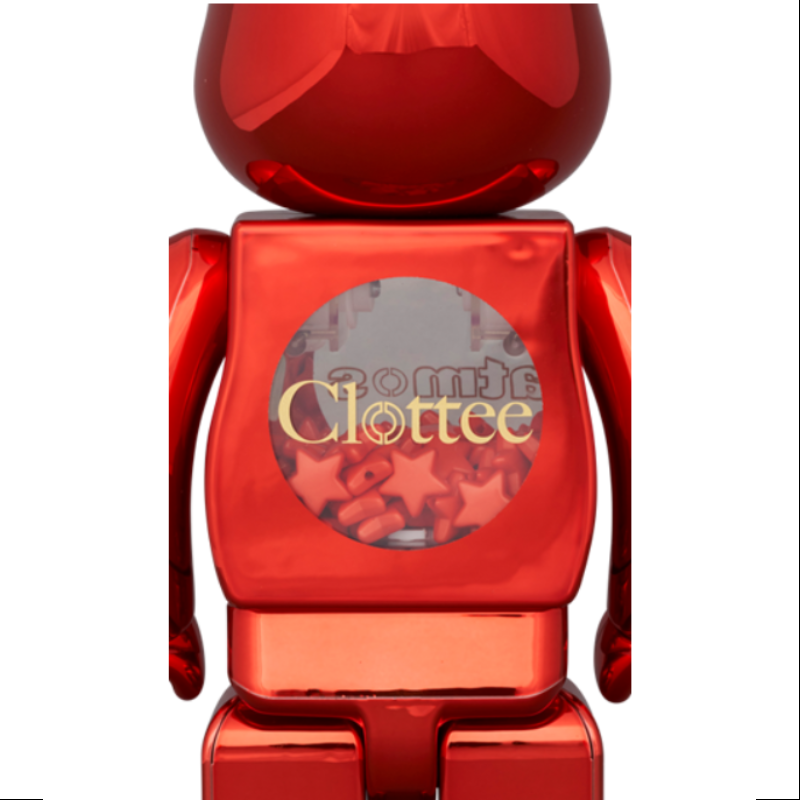 Bearbrick x Atmos x Clottee 400% & 100% Be@rbrick 2023 Limited