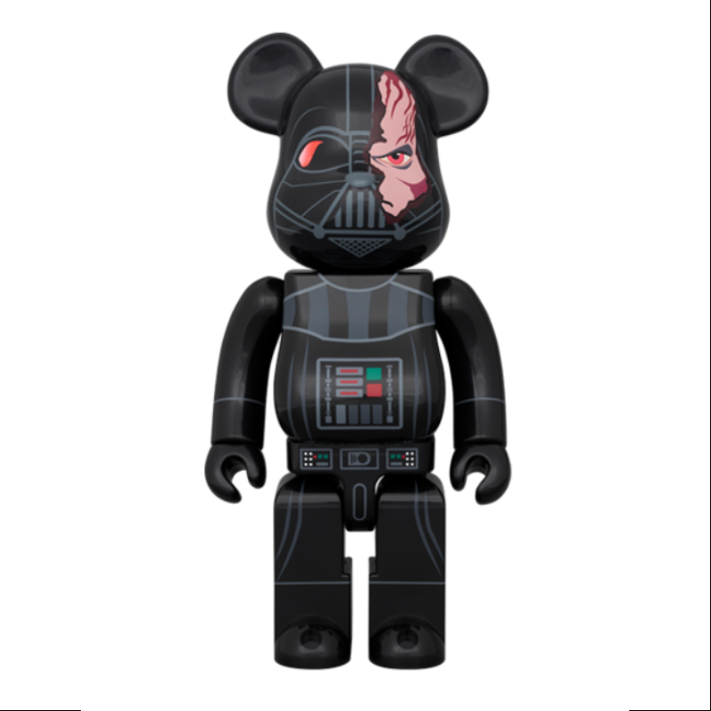 Bearbrick Darth Vader(TM) Damage Ver.(Obi-Wan Kenobi Ver.) 400% & 100% Be@rbrick 2023 Limited