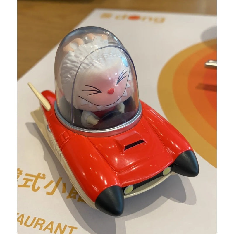Labubu Pop Mart PopCar Super Track Series Labubu SPACE AGE CAR