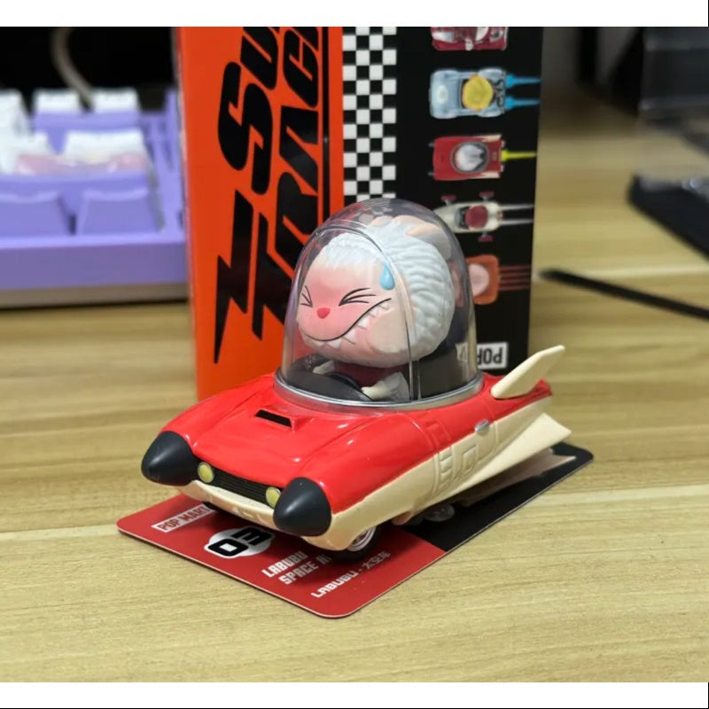 Labubu Pop Mart PopCar Super Track Series Labubu SPACE AGE CAR