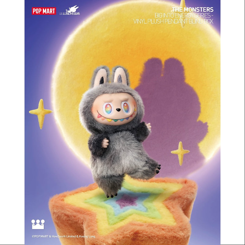 Labubu The Monsters Big into Energy Series Vinyl Plush Pendant Secret ID(1/72)