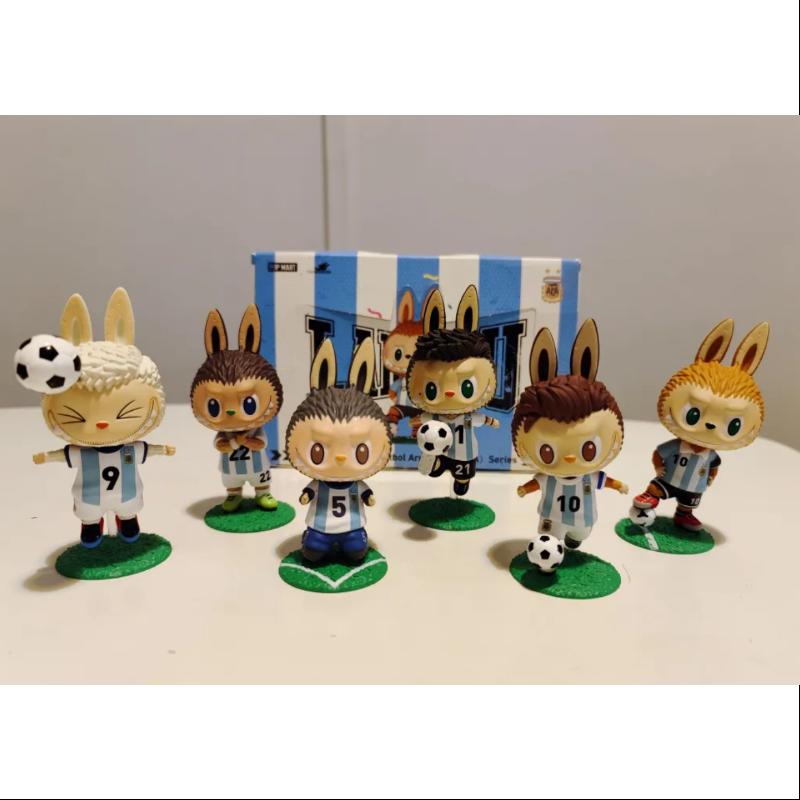 Labubu The Monsters Argentina Soccer Football Team Series Whole Set Opened