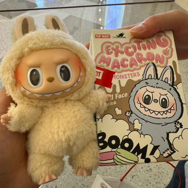 Labubu The Monsters Exciting Macaron Vinyl Face Series Soy Milk