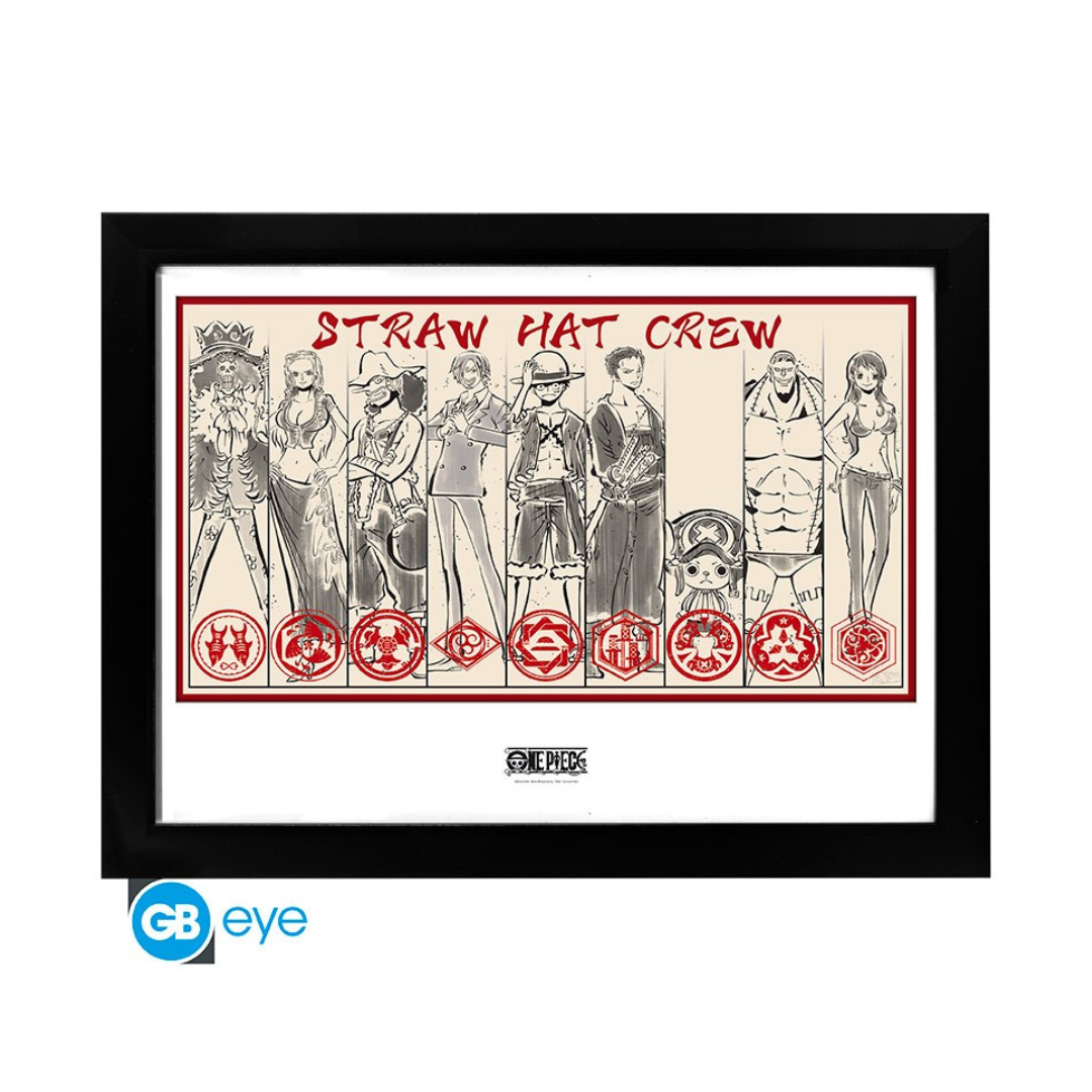 ONE PIECE Framed print Straw Hat Crew