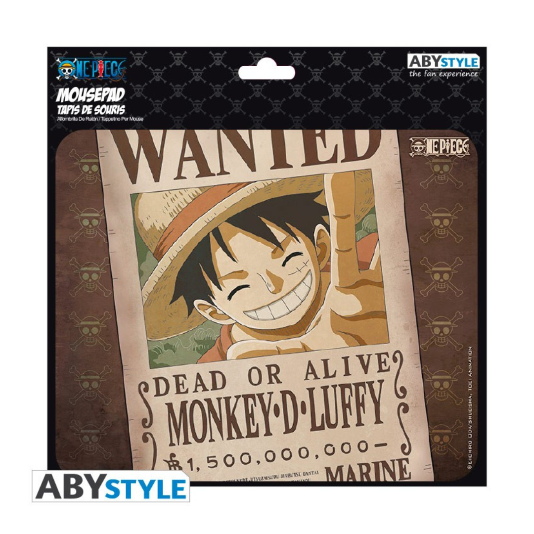 ONE PIECE Flexible Mousepad Wanted Luffy