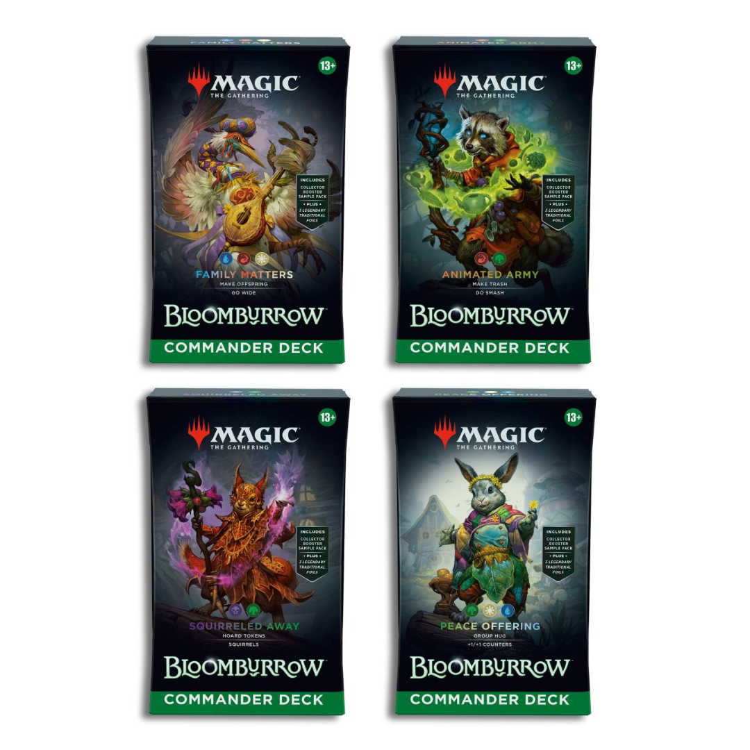 Bloomburrow: Commander - Commander Decks - Set of 4