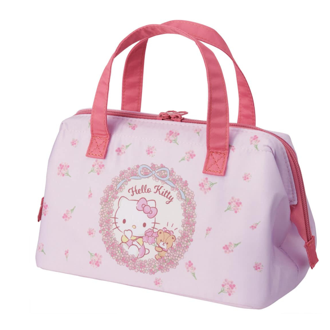 Hello Kitty Insulated Lunch Tote Bag (Floral Wreath)