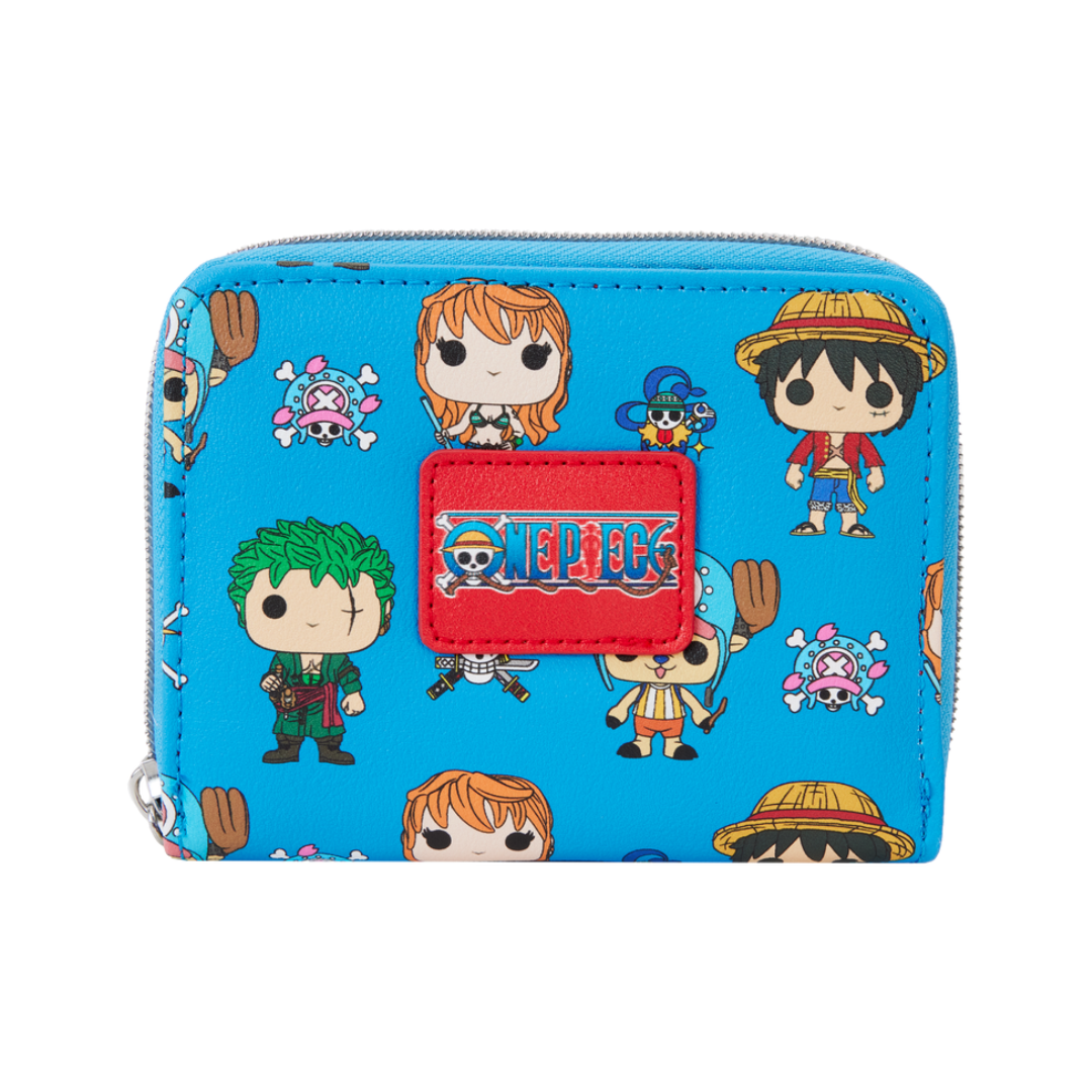 One Piece Straw Hat Crew Zip Around Wallet