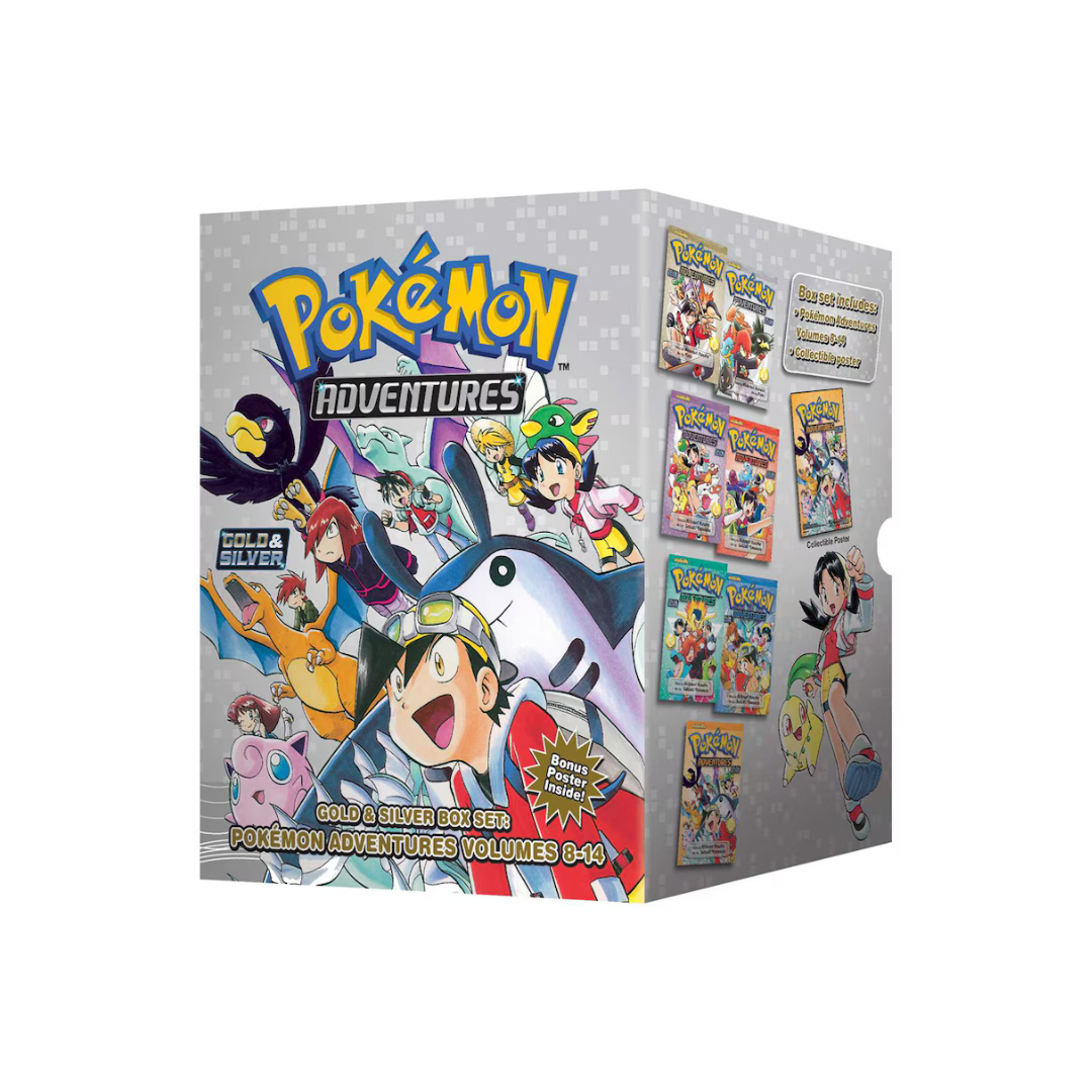 Pokemon Adventures Gold & Silver Box Set (Set Includes Vols. 8-14)