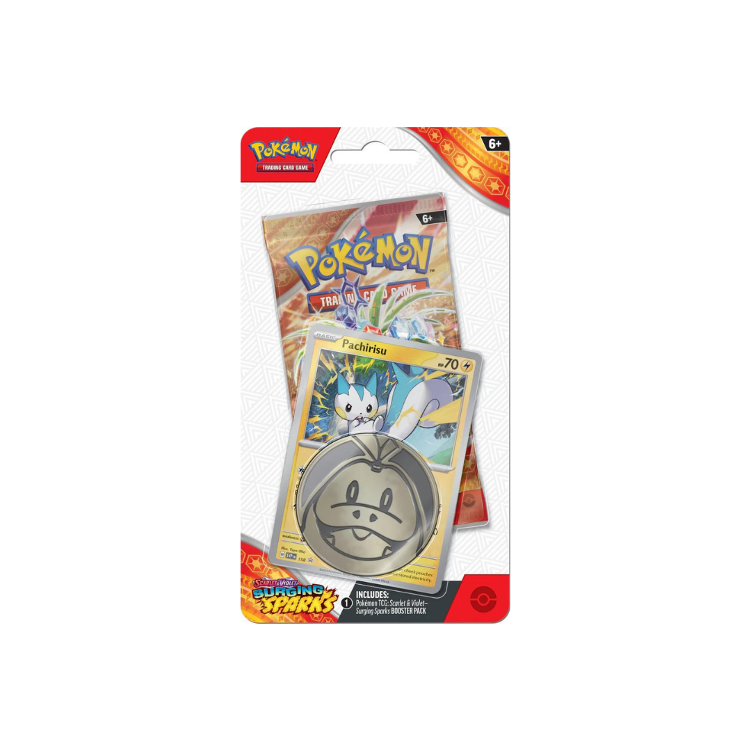 Pokemon - Scarlet and Violet - Surging Sparks - Checklane Blister - Pachirisu