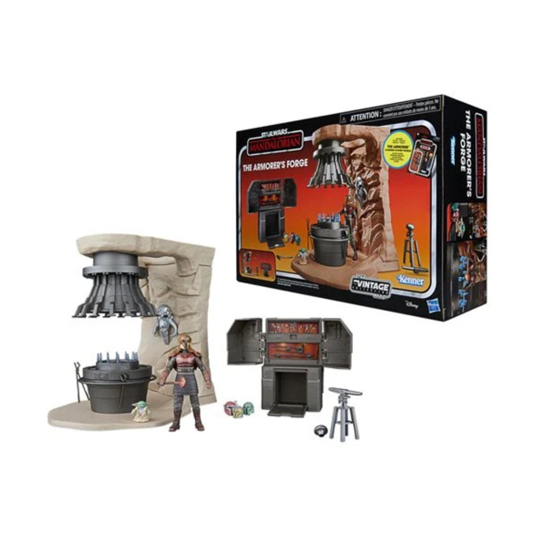 Star Wars The Vintage Collection The Armorer's Forge Playset with Action Figures