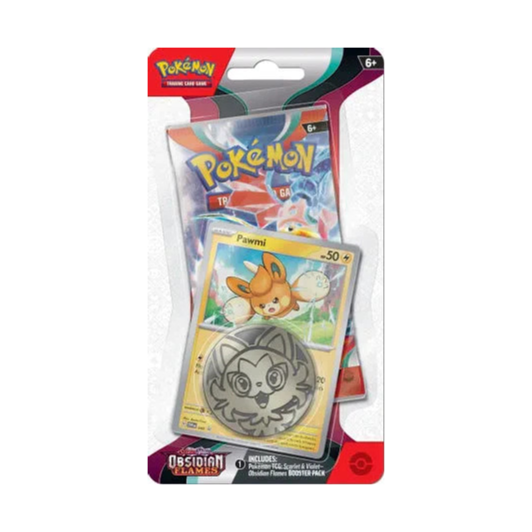 Pokemon - Scarlet and Violet - Obsidian Flames - Checklane Blister - Pawmi