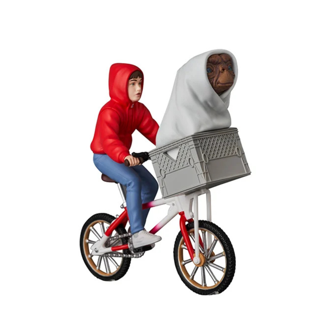 E.T. The Extra-Terrestrial Ultra Detail Figure No.801 E.T. & Elliot with Bicycle