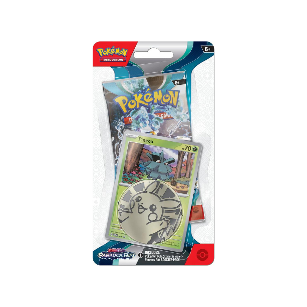 Pokemon - Scarlet and Violet - Paradox Rift - Checklane Blister - Pineco