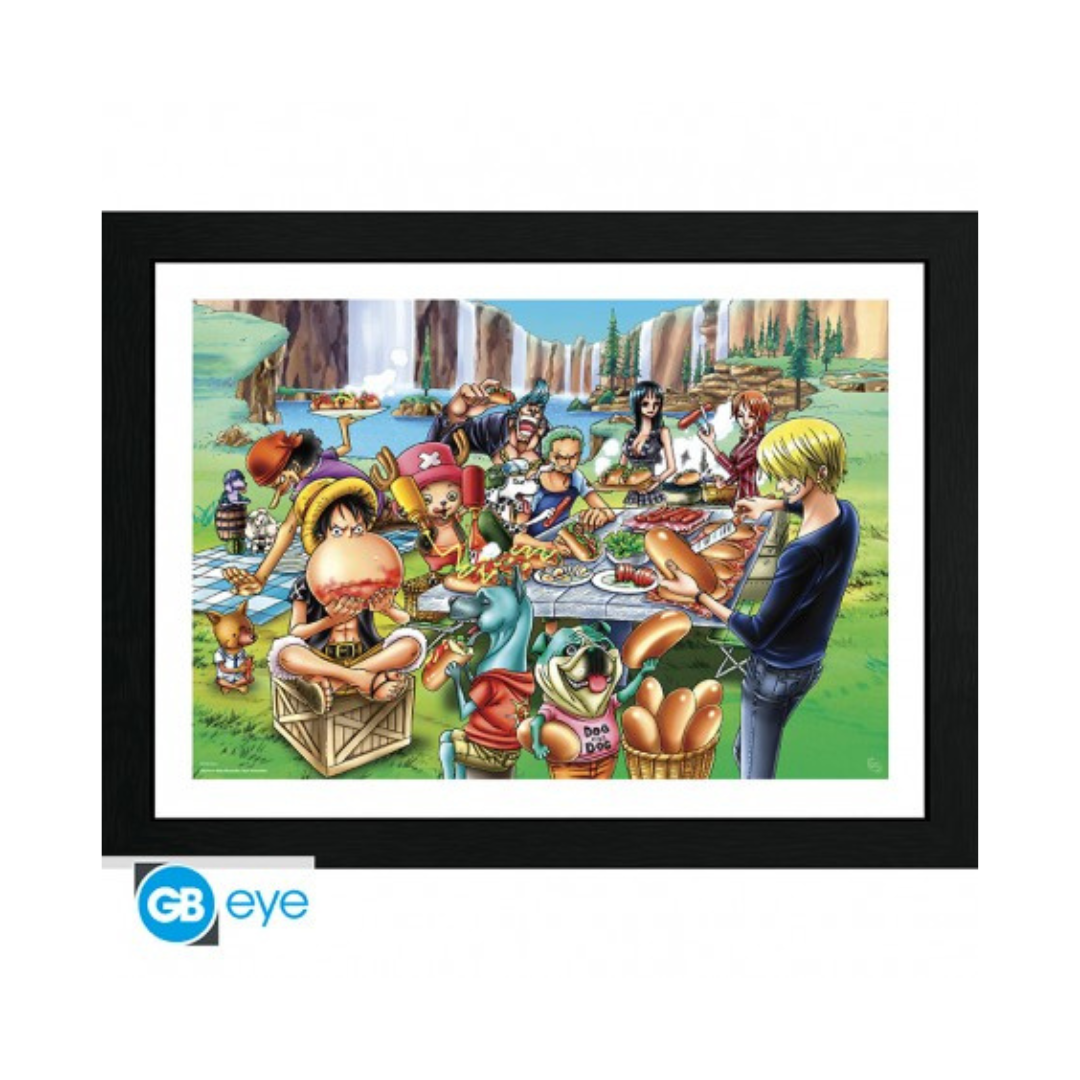 ONE PIECE - Framed print "Hot-Dog Party"