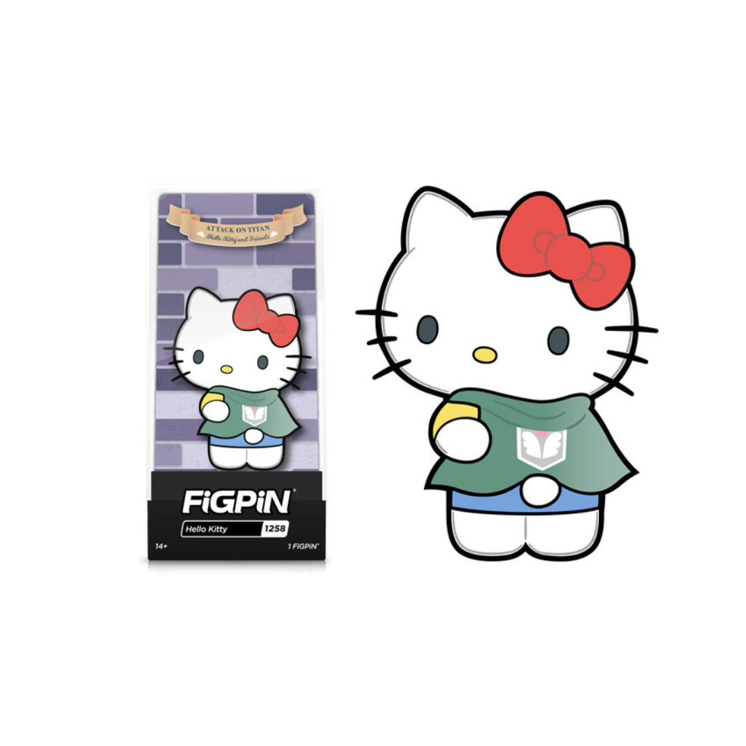 Attack on Titan x Hello Kitty and Friends FiGPiN #1258 Hello Kitty
