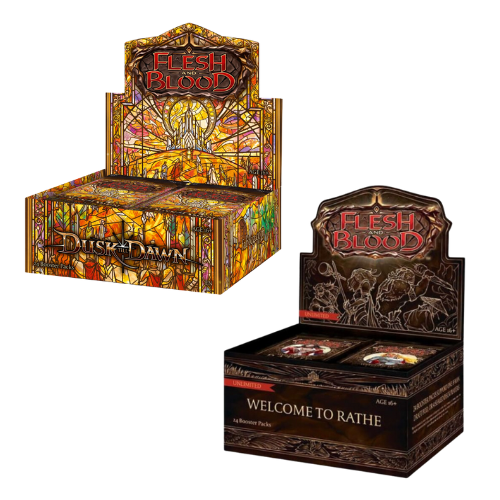 Flesh and Blood - Welcome to Rathe Booster Box + Dusk Till Dawn Booster Box Bundle