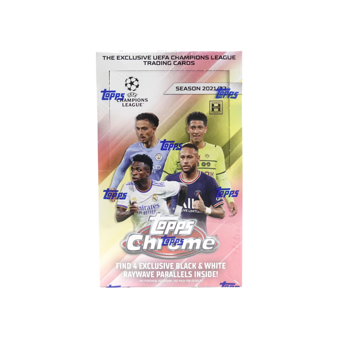 2021/22 Topps UEFA Champions League Chrome Soccer Hobby Lite Box