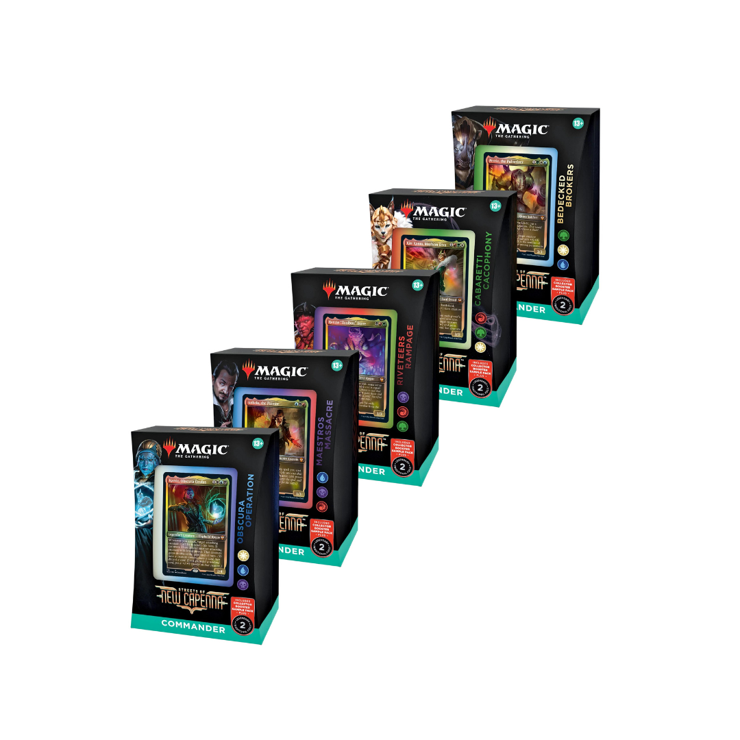 MTG - Streets of New Capenna - Commander Deck - Set of 5