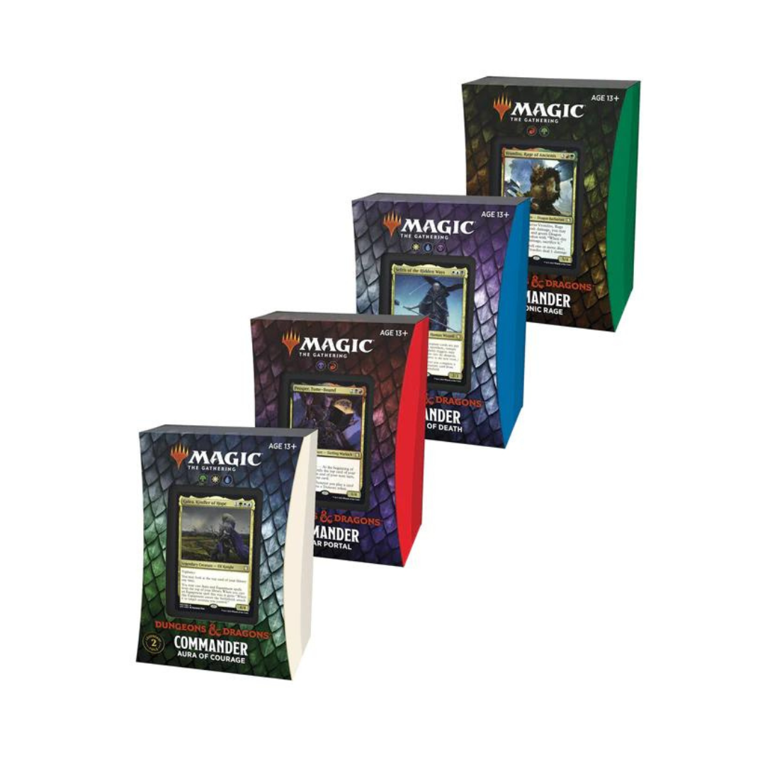 MTG - Dungeons & Dragons: Adventures in the Forgotten Realms - Commander Deck - Set of 4