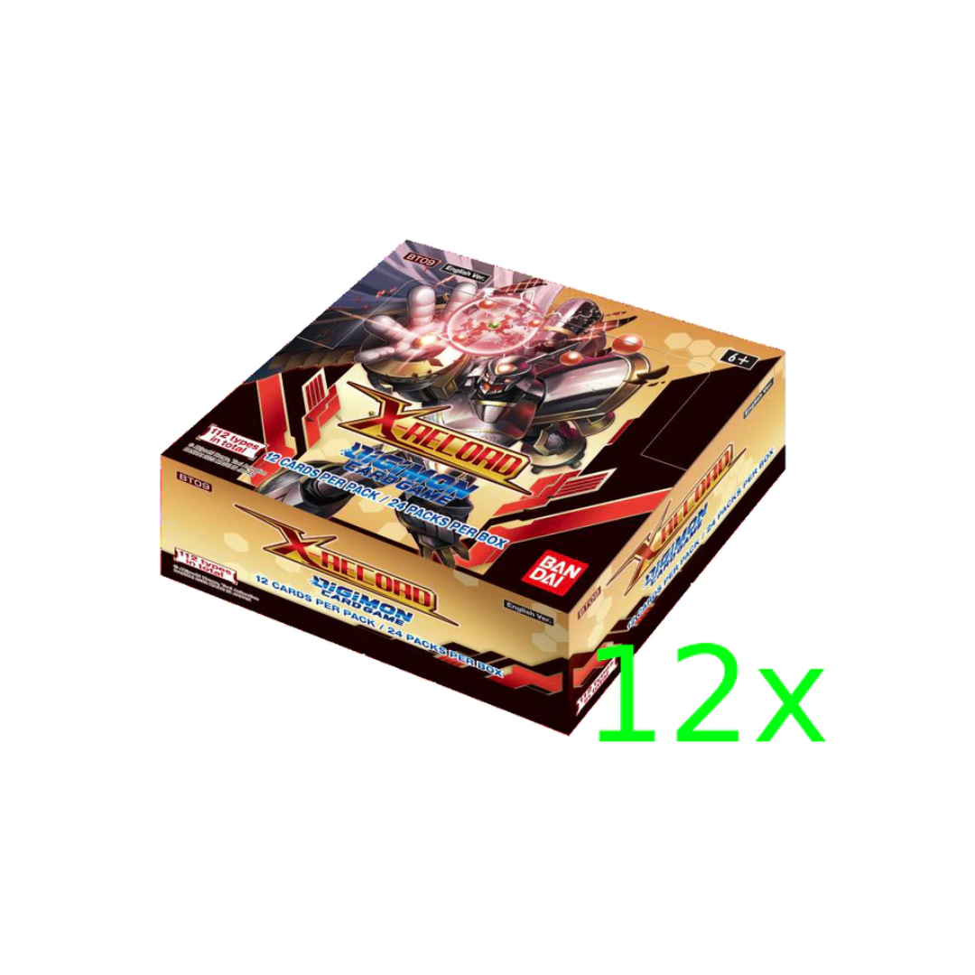 Digimon X-Record Booster Box Case Of 12 (Pre Order)