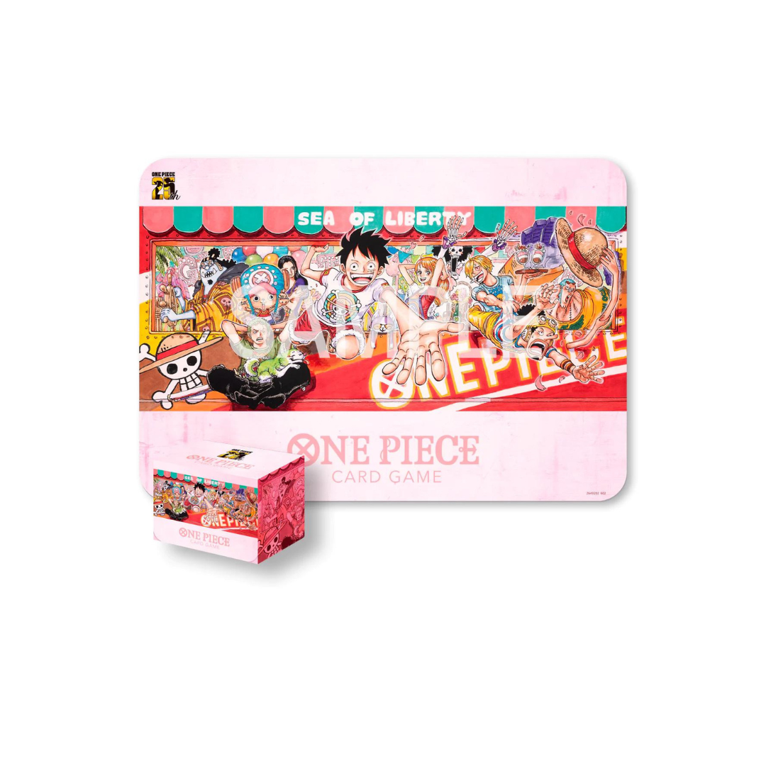 One Piece Card Game - Playmat and Card Case Set 25th Edition