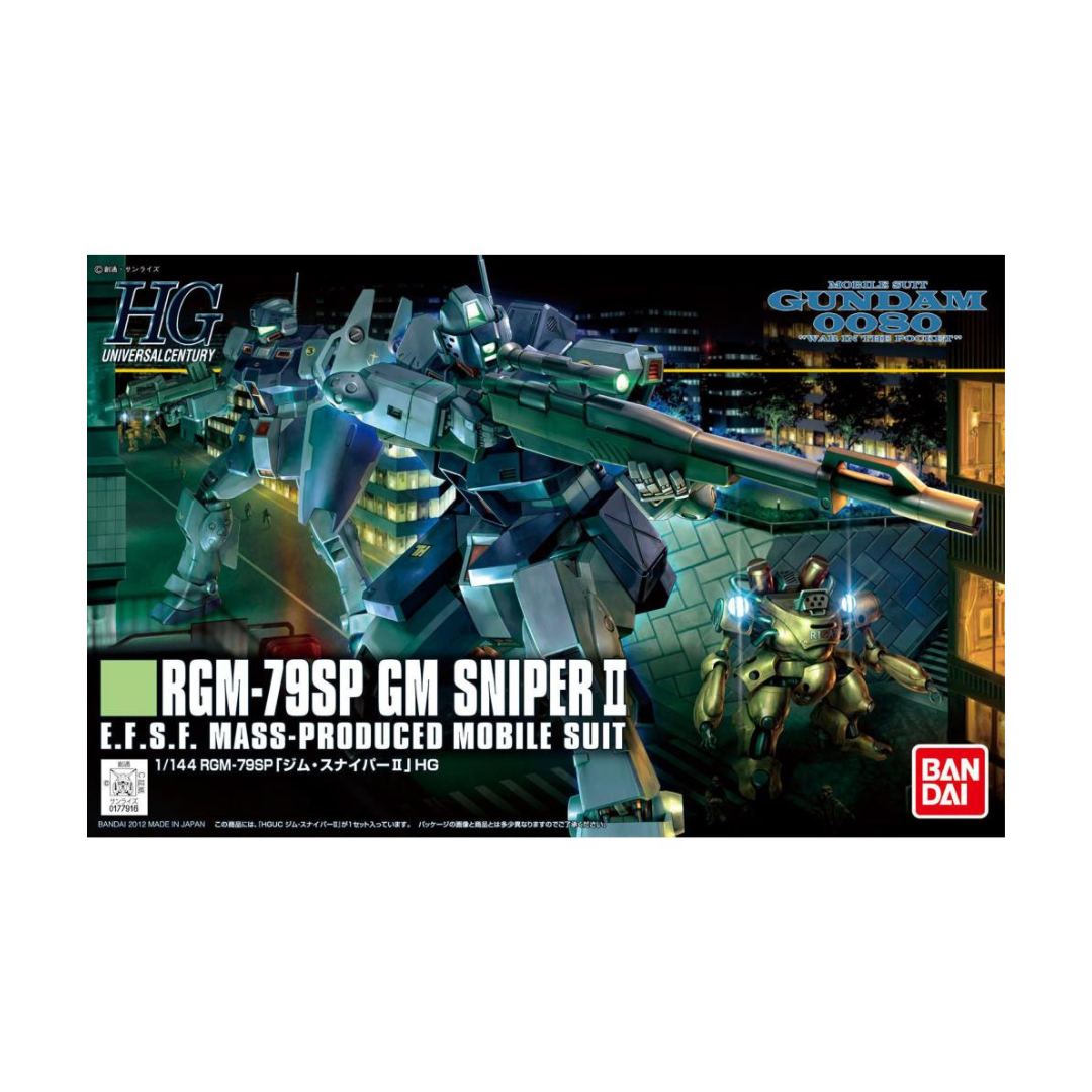 Mobile Suit Gundam 0080: War in the Pocket HGUC GM Sniper II 1/144 Scale Model Kit