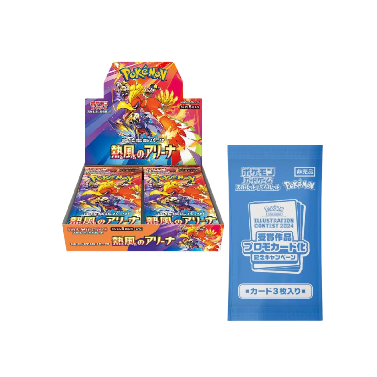 Pokemon Heat Wave Arena Japanese Booster Box w/promo