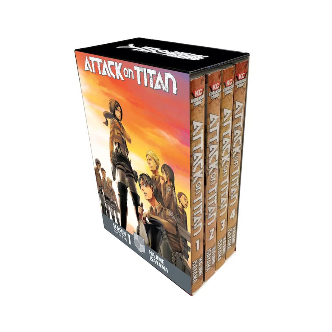 Attack On Titan Season 1 Part 1 Manga Box Set