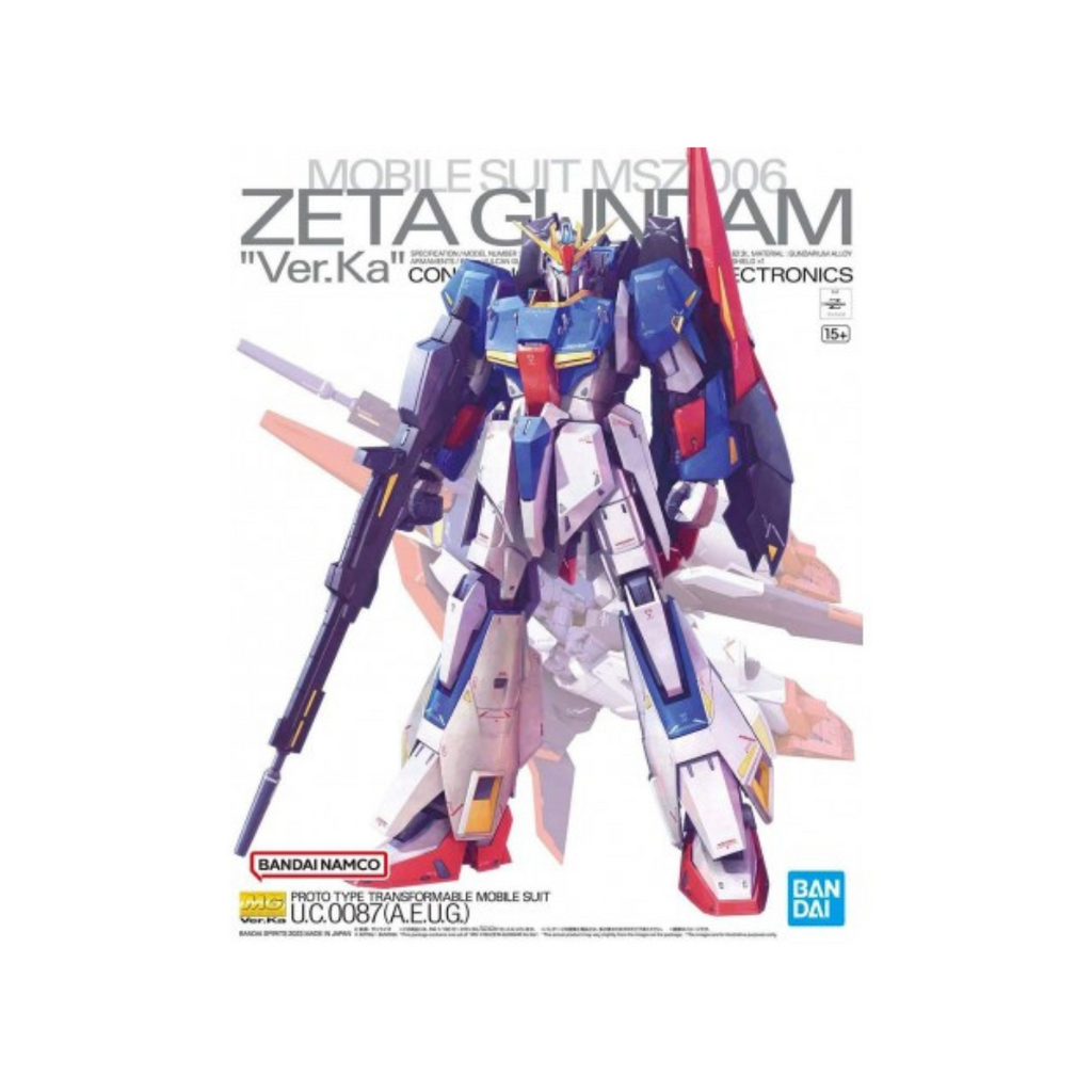 Mobile Suit Zeta Gundam MG Zeta Gundam (Ver.Ka) 1/100 Scale Model Kit