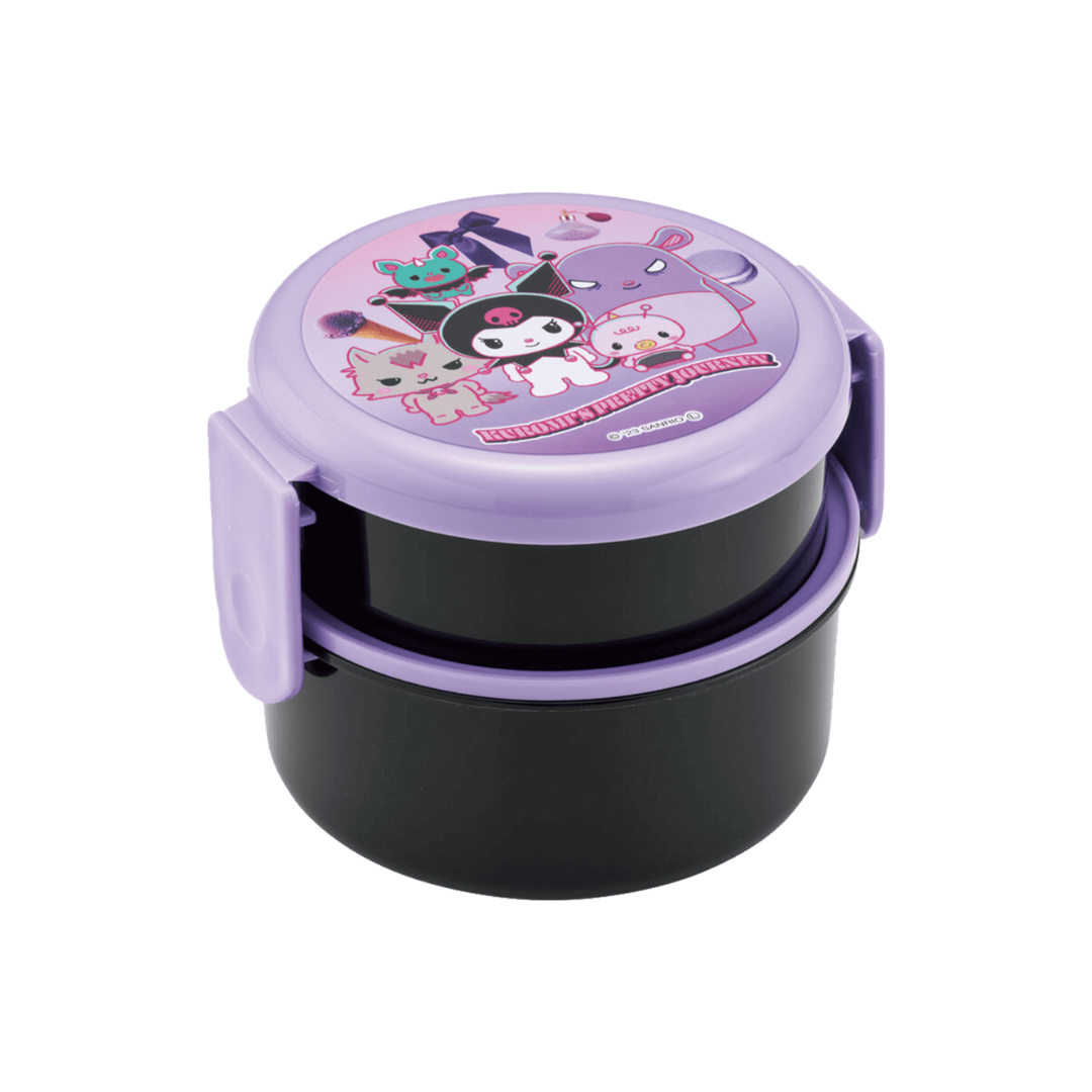 Kuromi Round Bento Lunch Box 16.91oz (Kuromi’s Pretty Journey)
