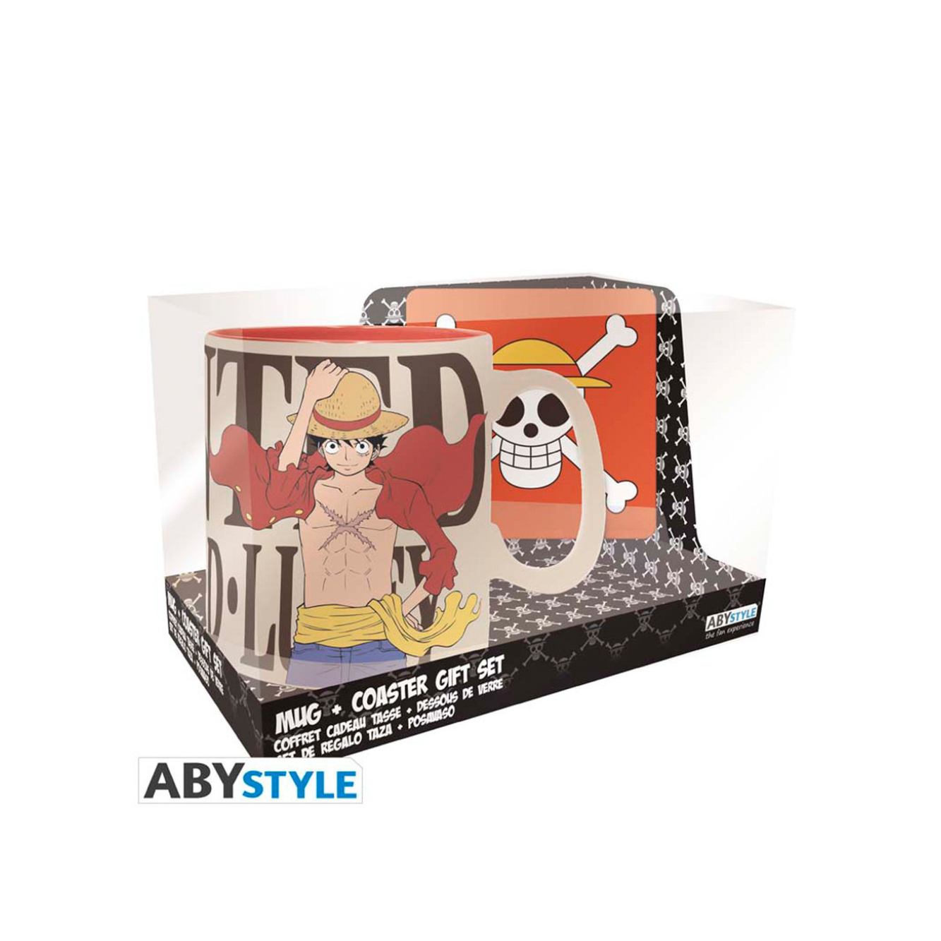One Piece Monkey D Luffy One Piece Mug and Coaster Set
